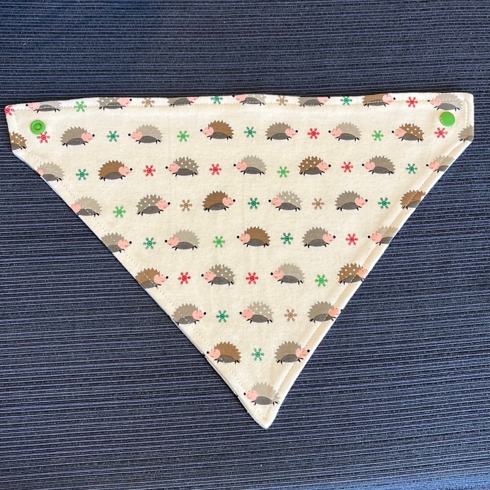 Hedgehogs baby bandana bib